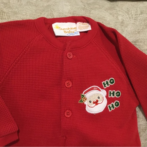 Christmas onesie with faux back opening - Picture 3 of 3